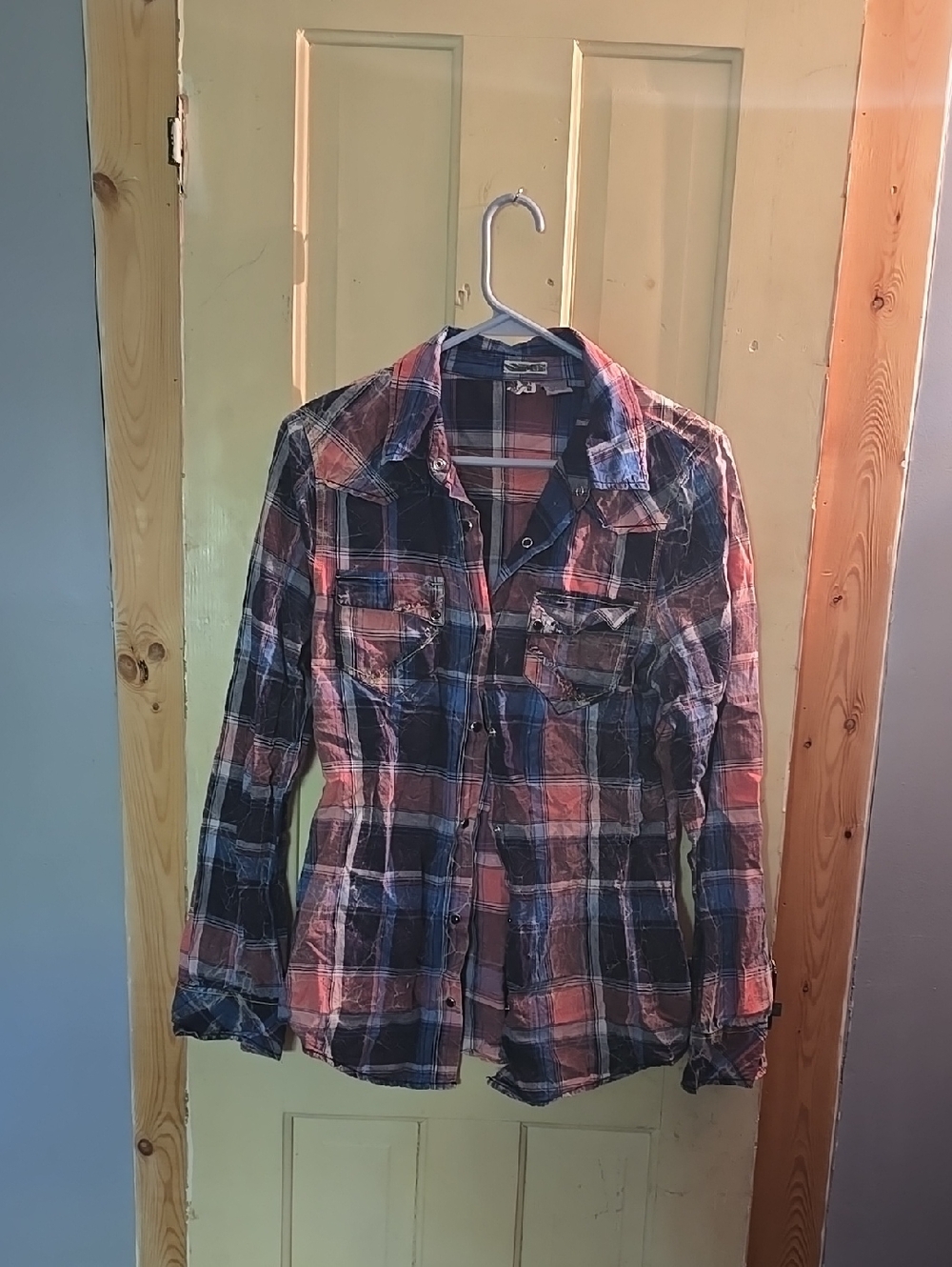 BKE Plaid in Pink and Blue